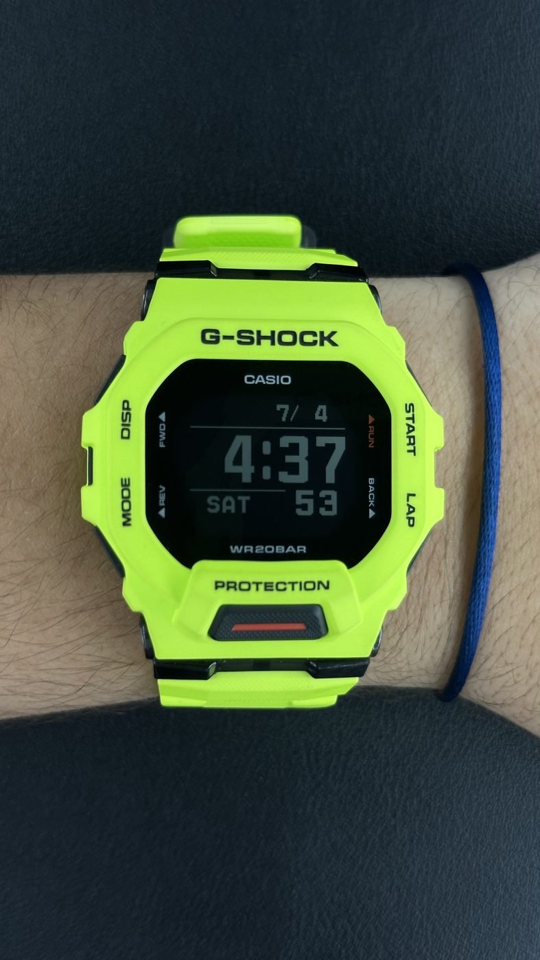 G-Shock G-Squad GBD-200 Contador de Passos Bluetooth Amarelo