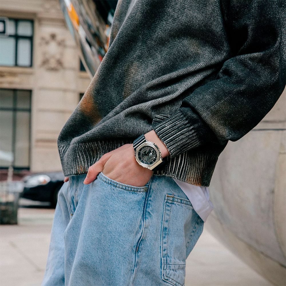 G-Shock GM-2100-1ADR G-Steel Bezel de Aço 200m