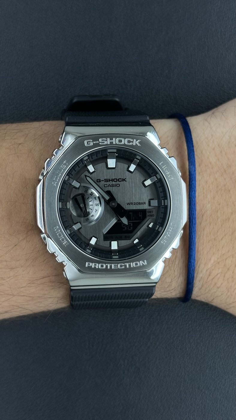 G-Shock GM-2100-1ADR G-Steel Bezel de Aço 200m