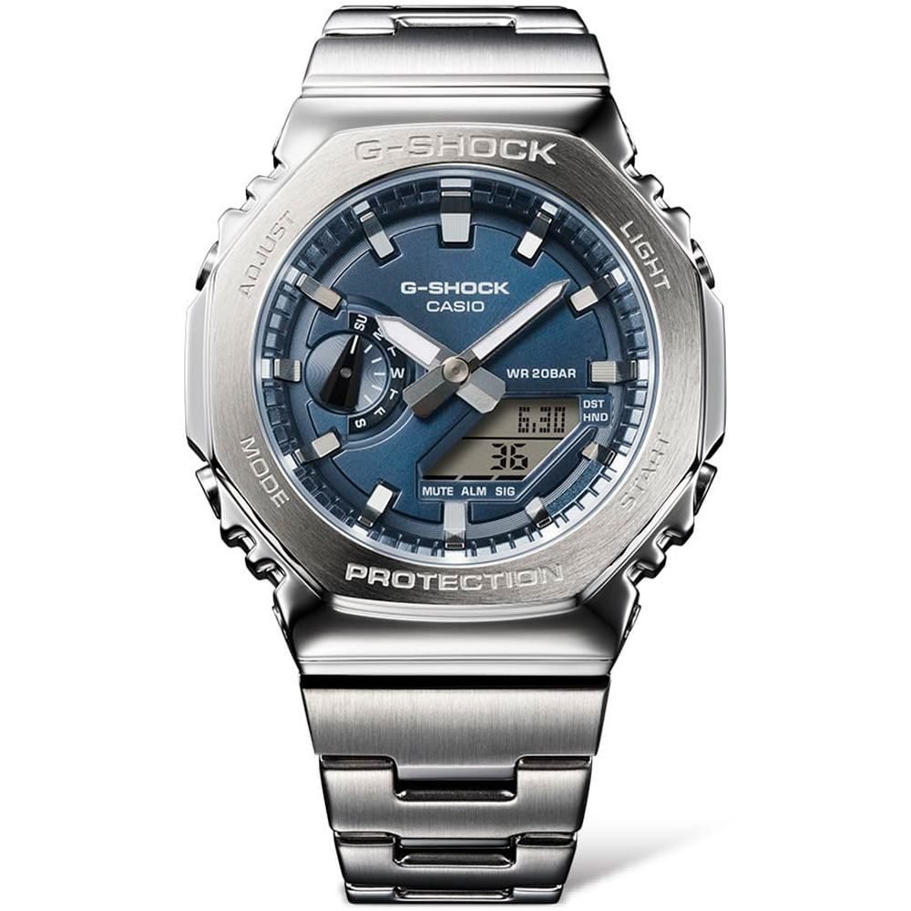 G-Shock G-Steel Aço Analógico-Digital Azul