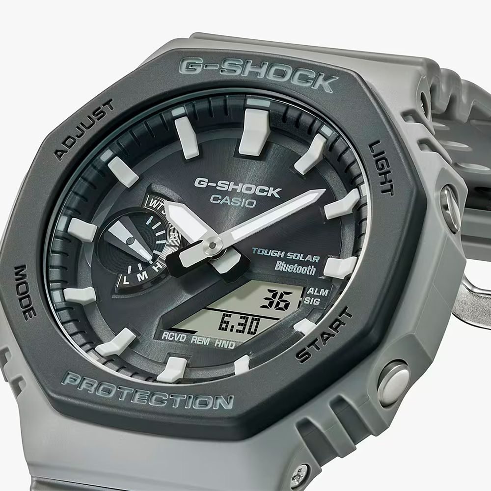 G-Shock GA-B2100LUU-8ADR Tough Solar Bluetooth Cinza "CasiOak"