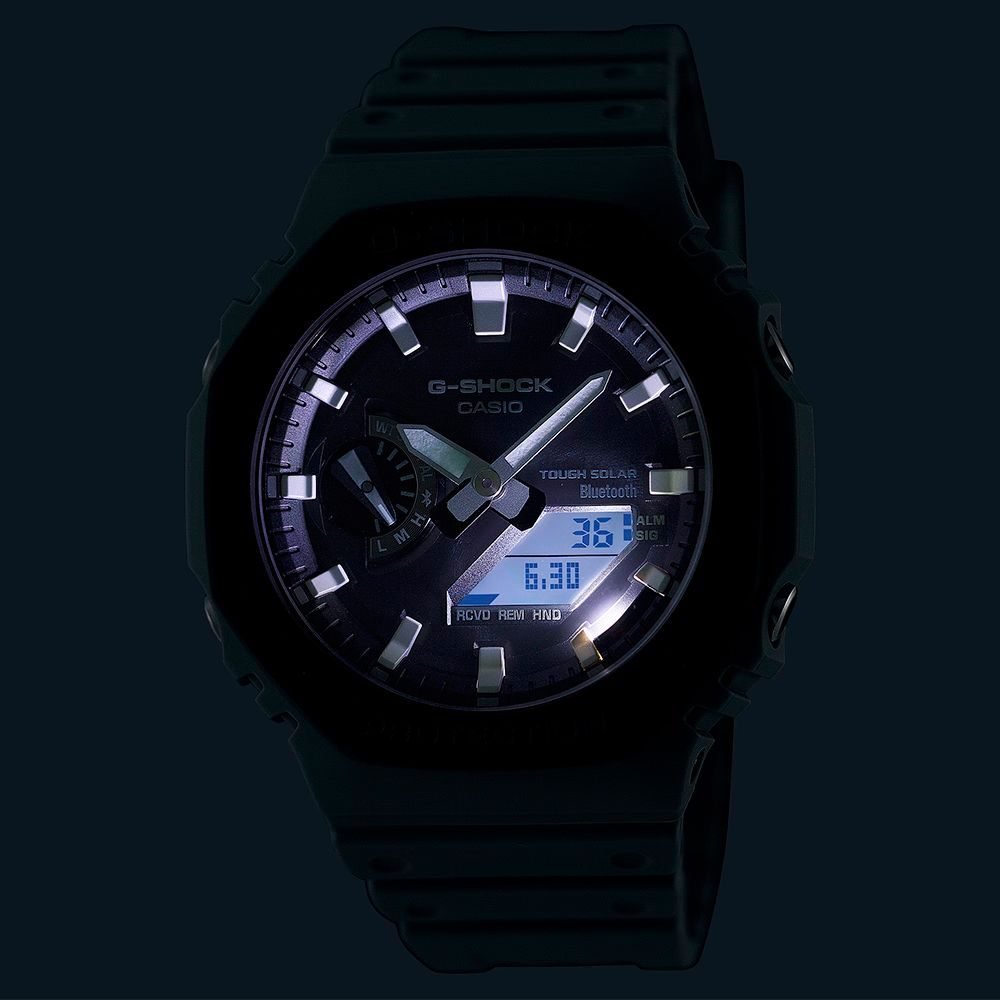 G-Shock GA-B2100LUU-8ADR Tough Solar Bluetooth Cinza "CasiOak"