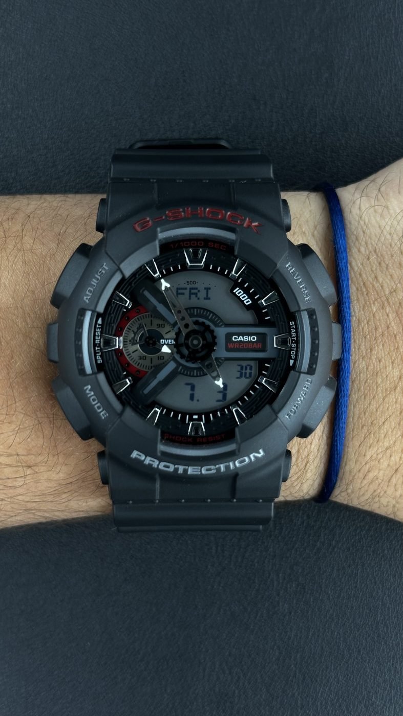 G-Shock GA-110-1ADR Analógico-Digital Preto