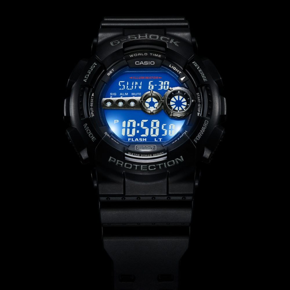 G-Shock GD-100-1BDR Digital All Black