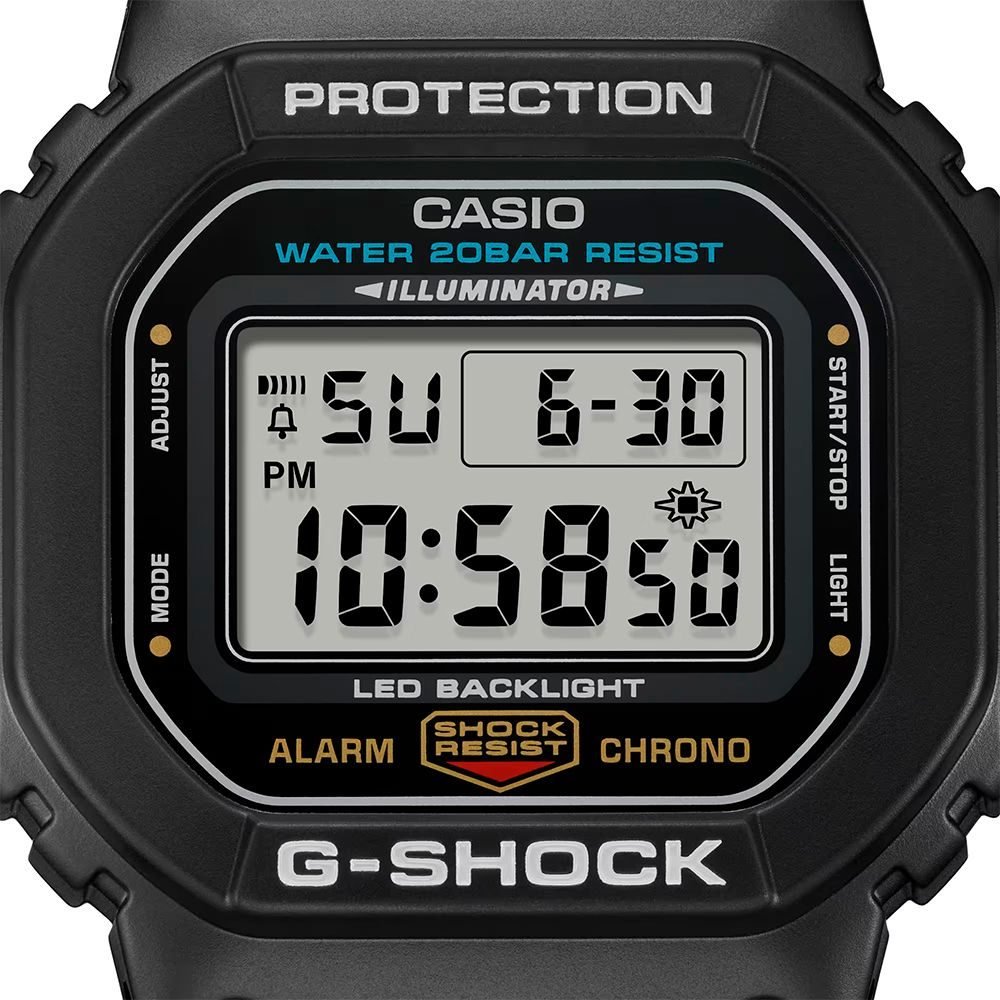 G-Shock DW-5600UE-1DR Clássico Preto