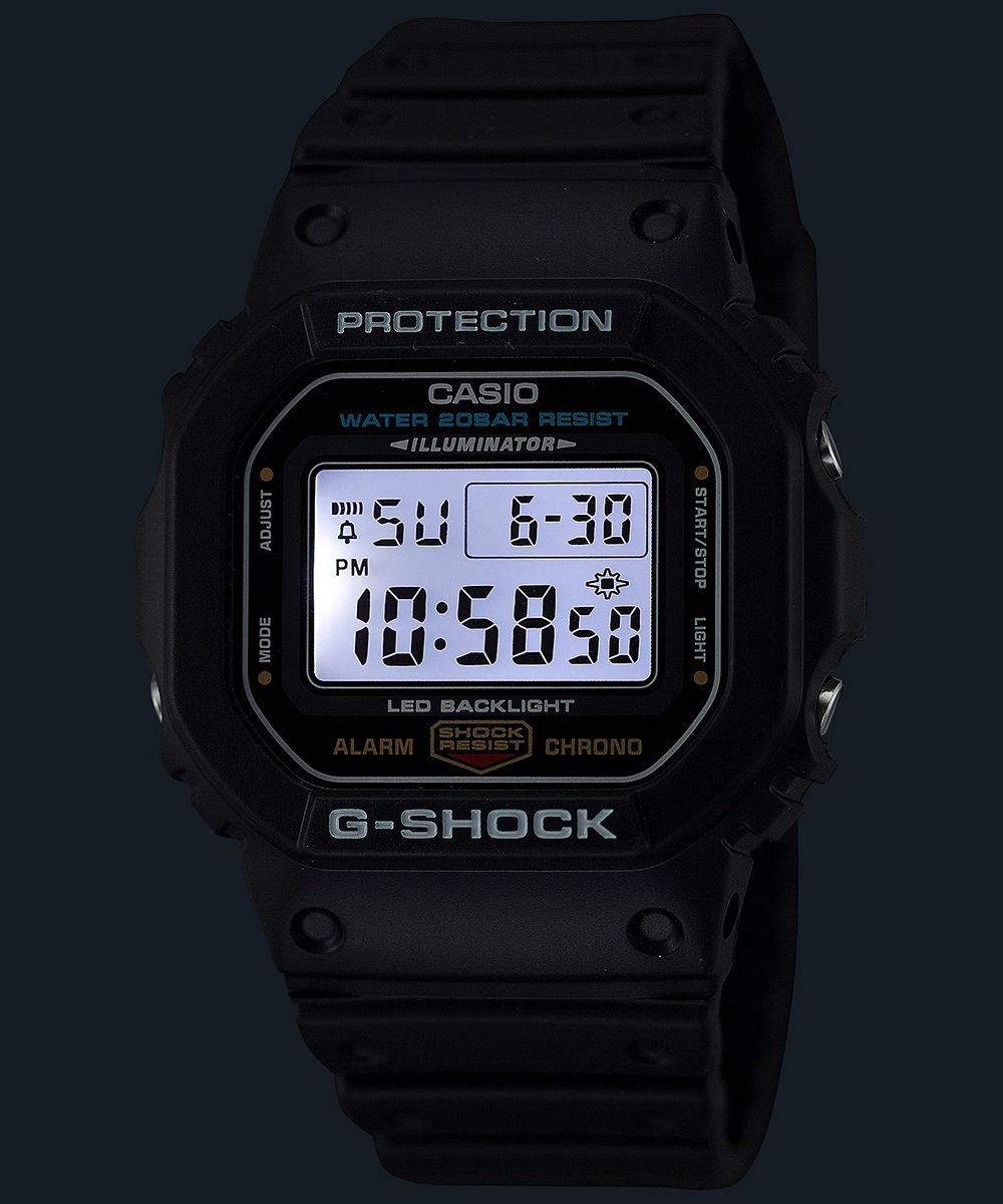 G-Shock DW-5600UE-1DR Clássico Preto