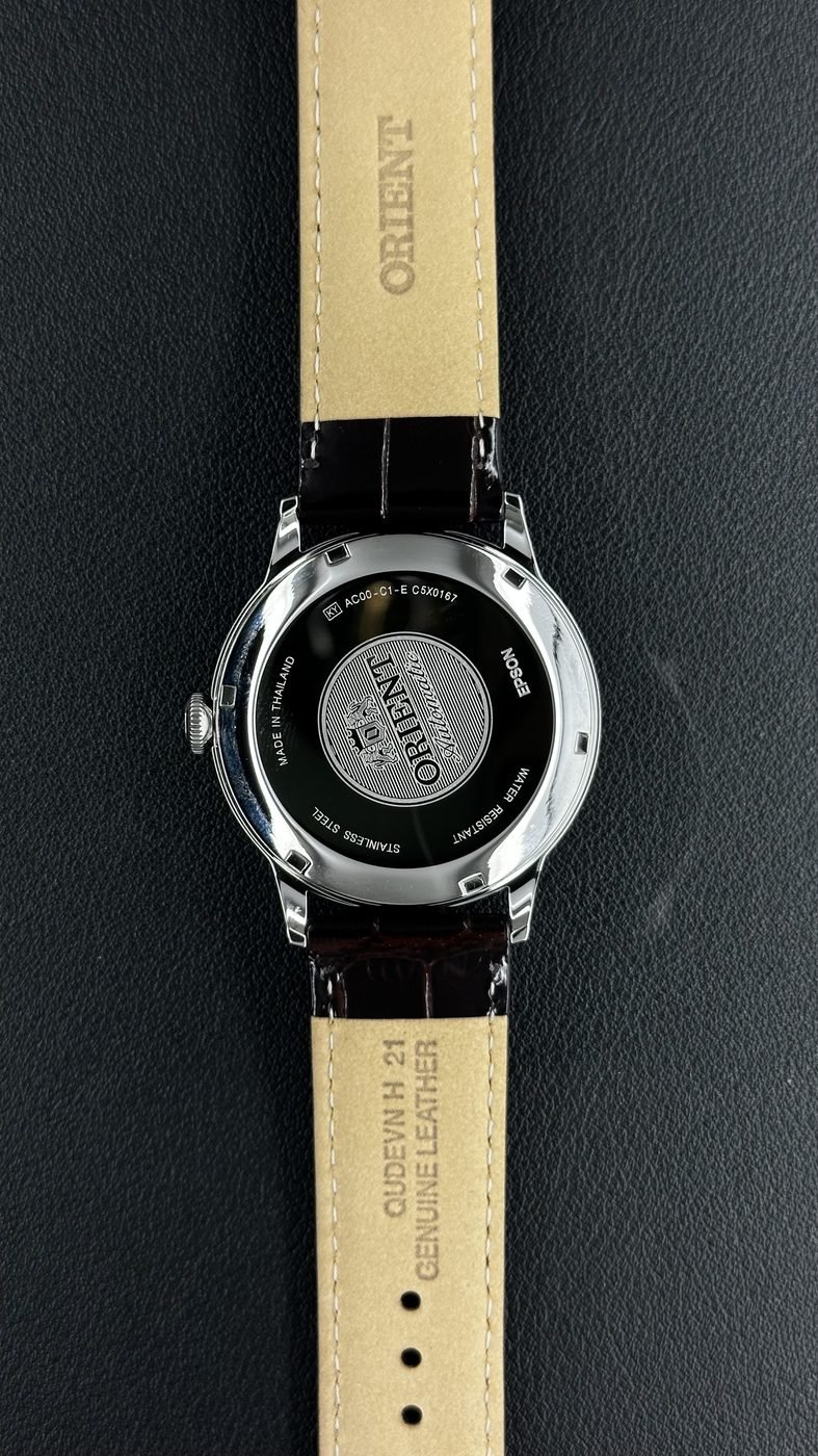 Orient Bambino Classic V2 Automático Branco Couro