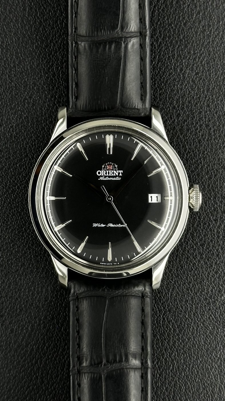 Orient Bambino V7 Automático Preto Couro