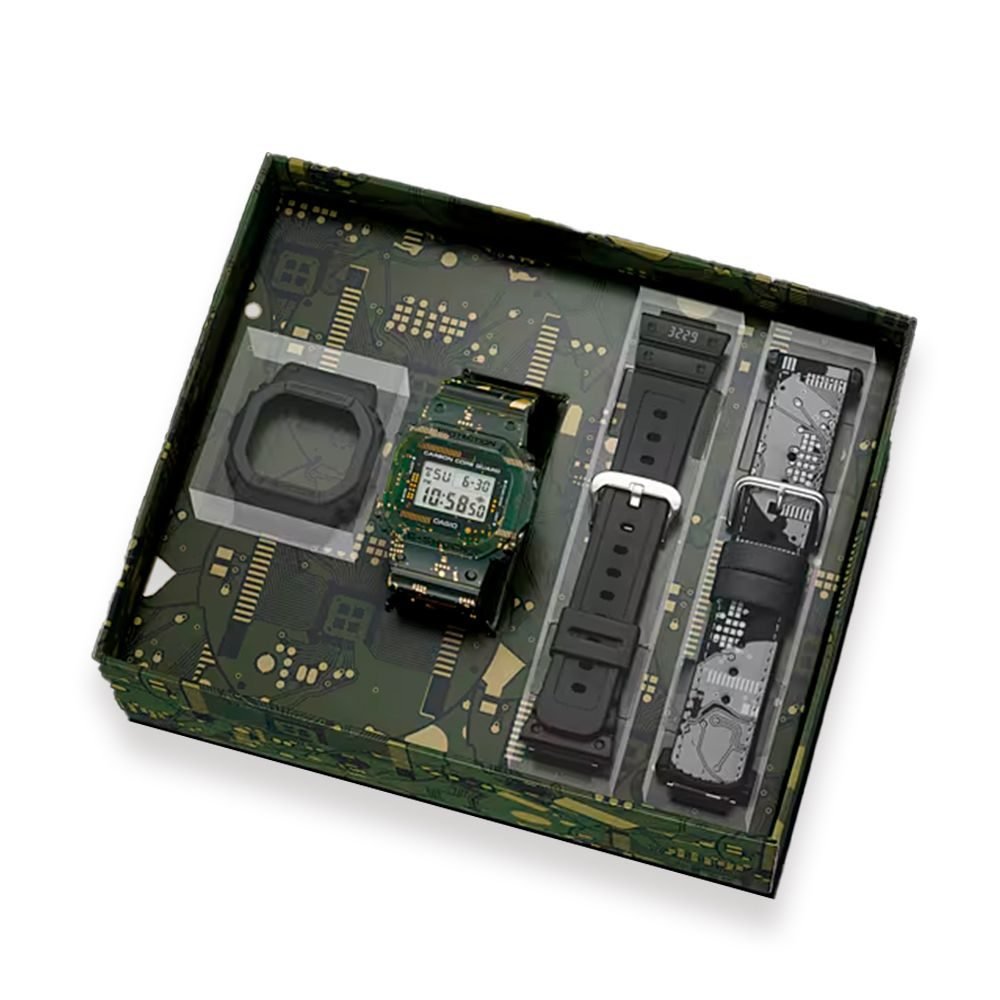 G-Shock DWE-5600CC-3DR Edição Especial Kit