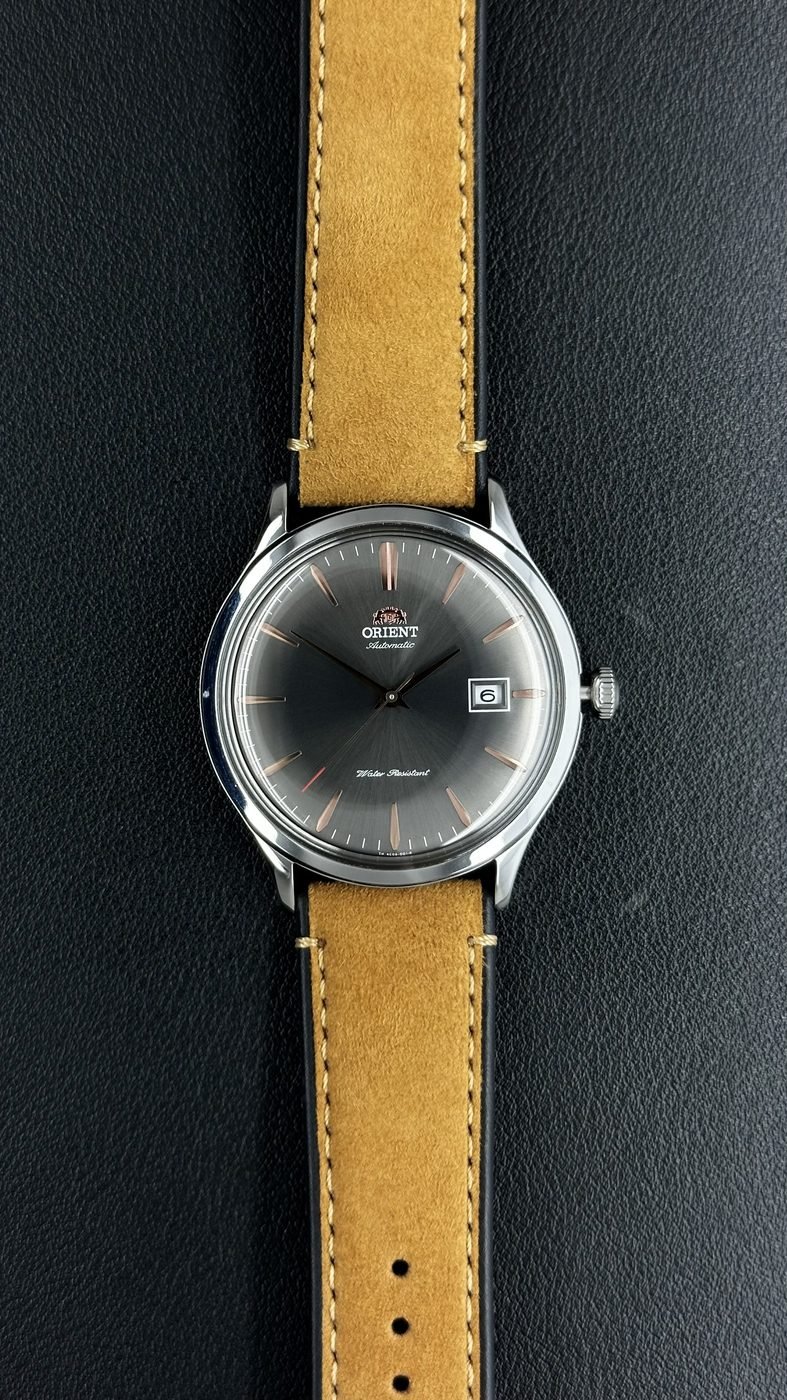 Relógio Orient Bambino V4 Automático Cinza Aço