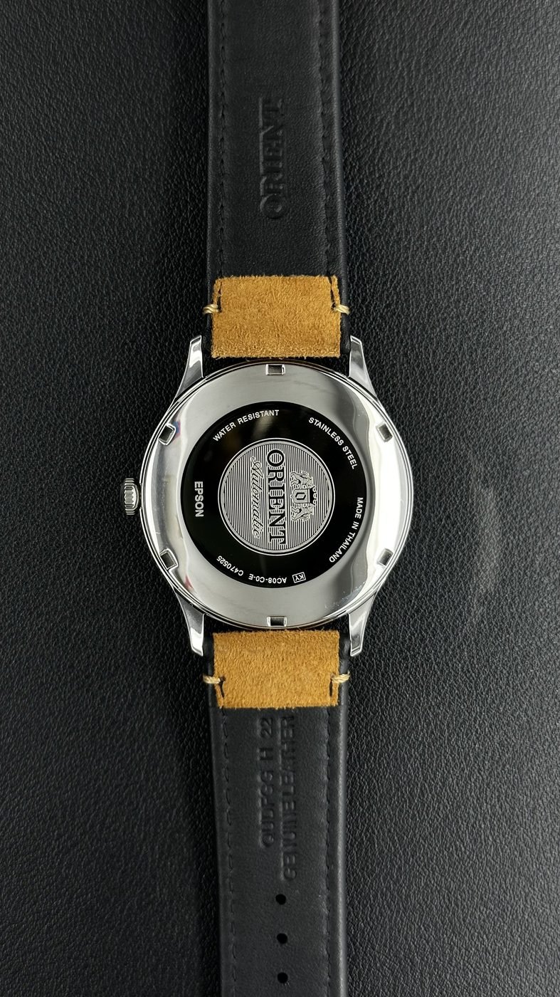 Relógio Orient Bambino V4 Automático Cinza Aço
