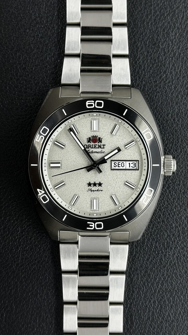 Orient Elegance 3 Estrelas Automático Branco Aço