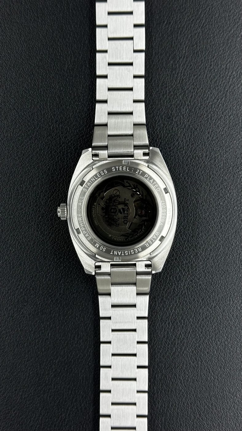 Orient Elegance 3 Estrelas Automático Branco Aço