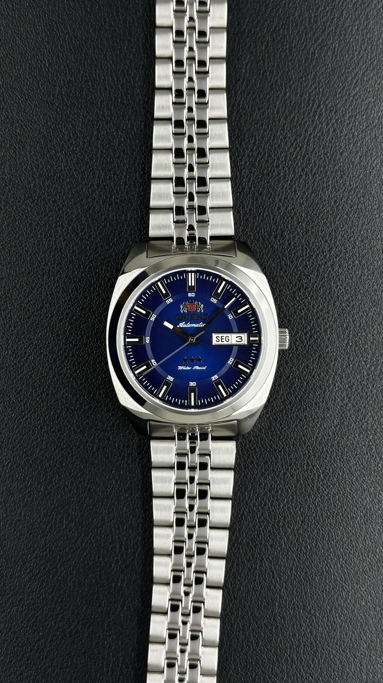 Orient Heritage 3 Estrelas Automático Azul Safira