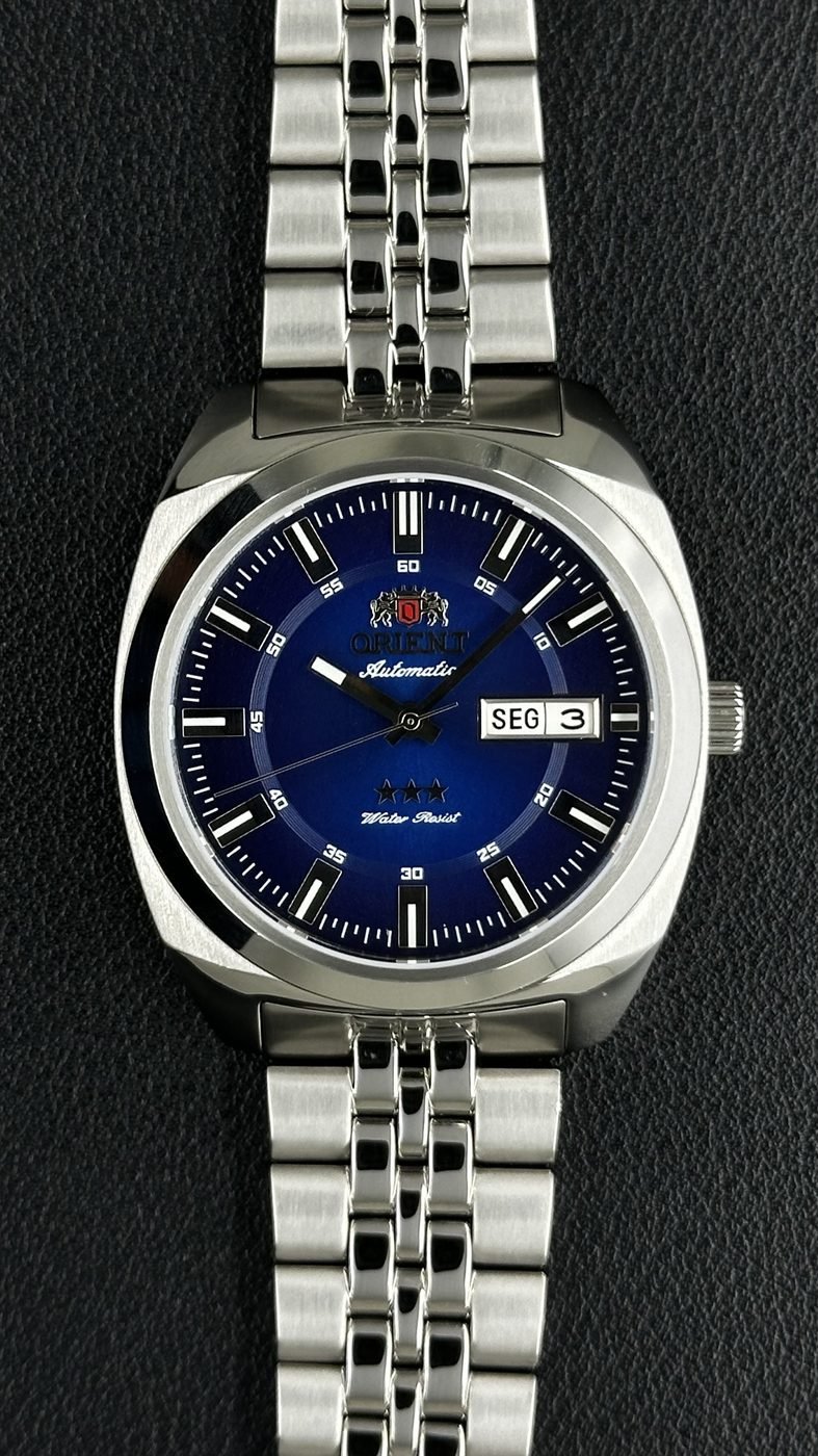 Orient Heritage 3 Estrelas Automático Azul Safira