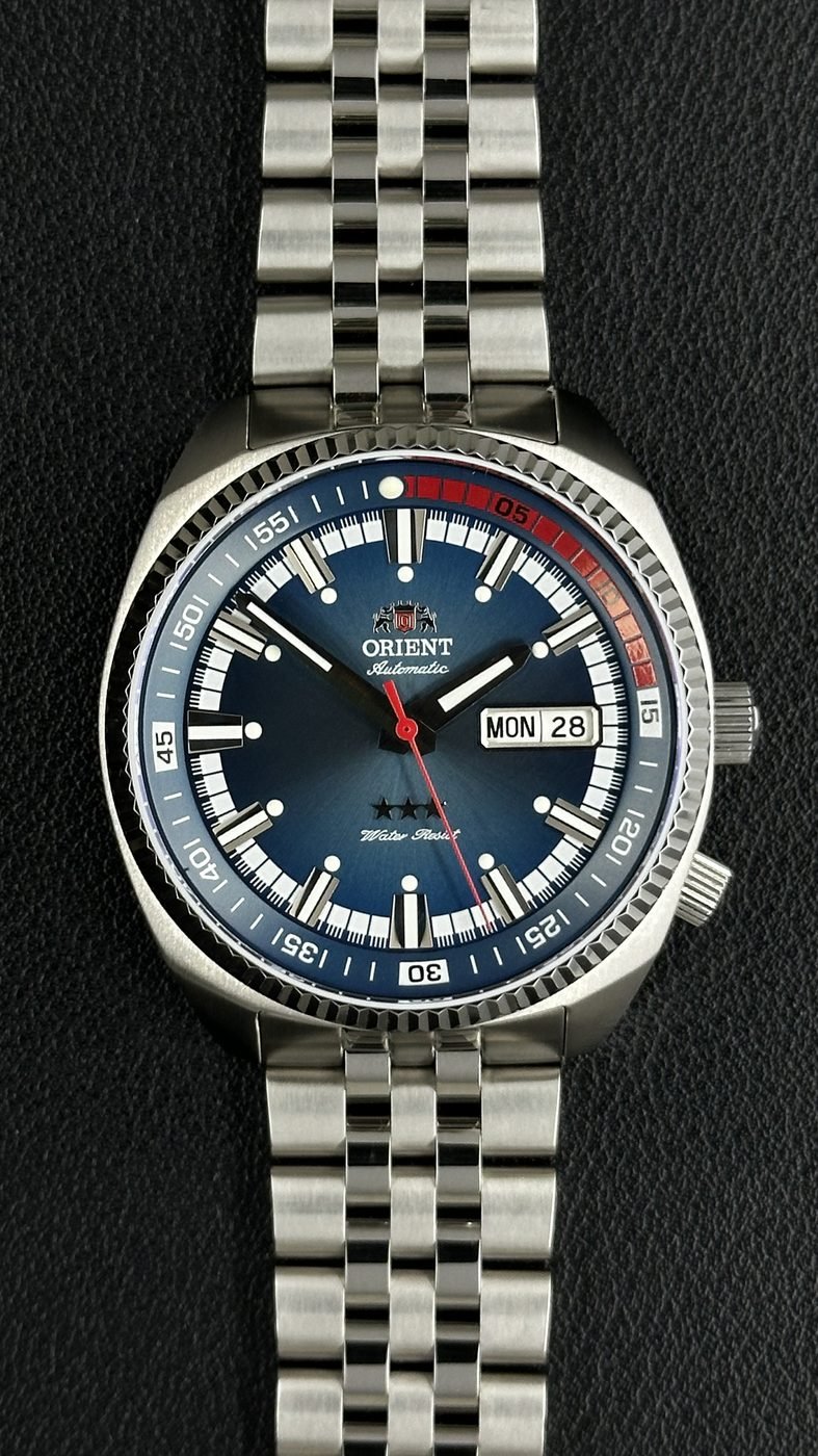 Orient Heritage 3 Estrelas King Diver Automático Azul