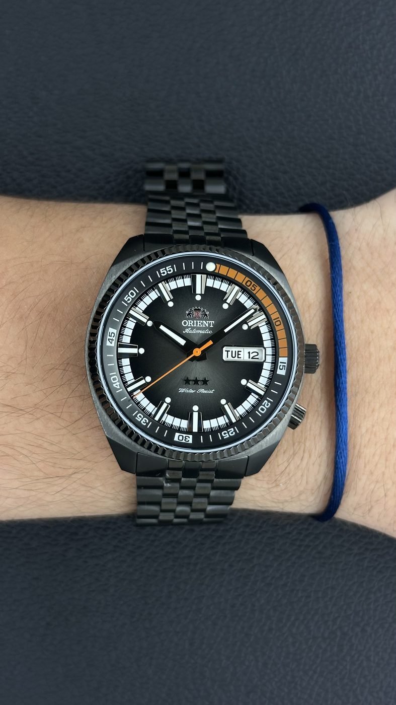 Orient Heritage King Diver 3 Estrelas Automático Preto (All Black)