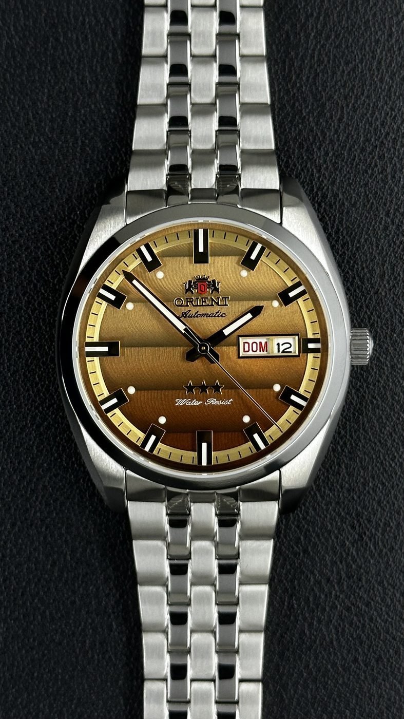 Orient Heritage 3 Estrelas Automático Pôr do Sol