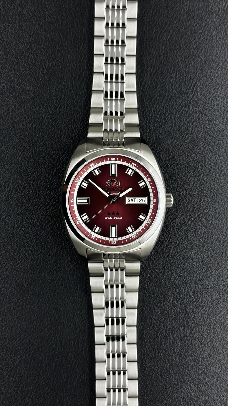 Orient Heritage 3 Estrelas Automático Vermelho