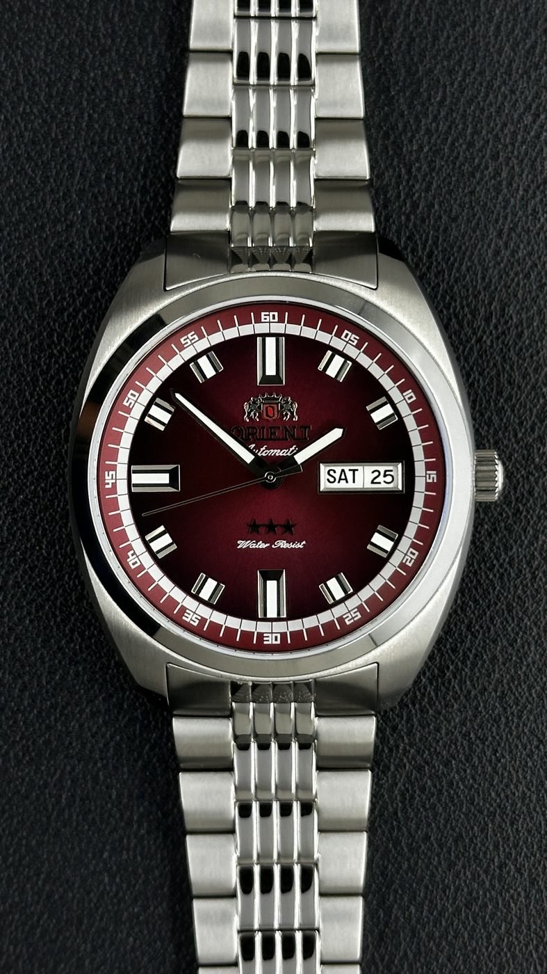 Orient Heritage 3 Estrelas Automático Vermelho
