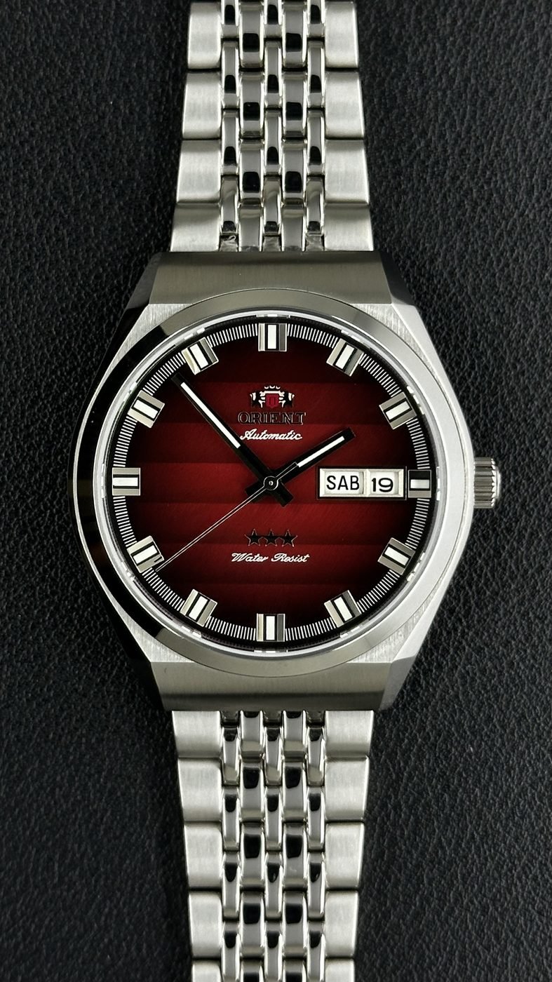 Orient Heritage 3 Estrelas Automático Vermelho