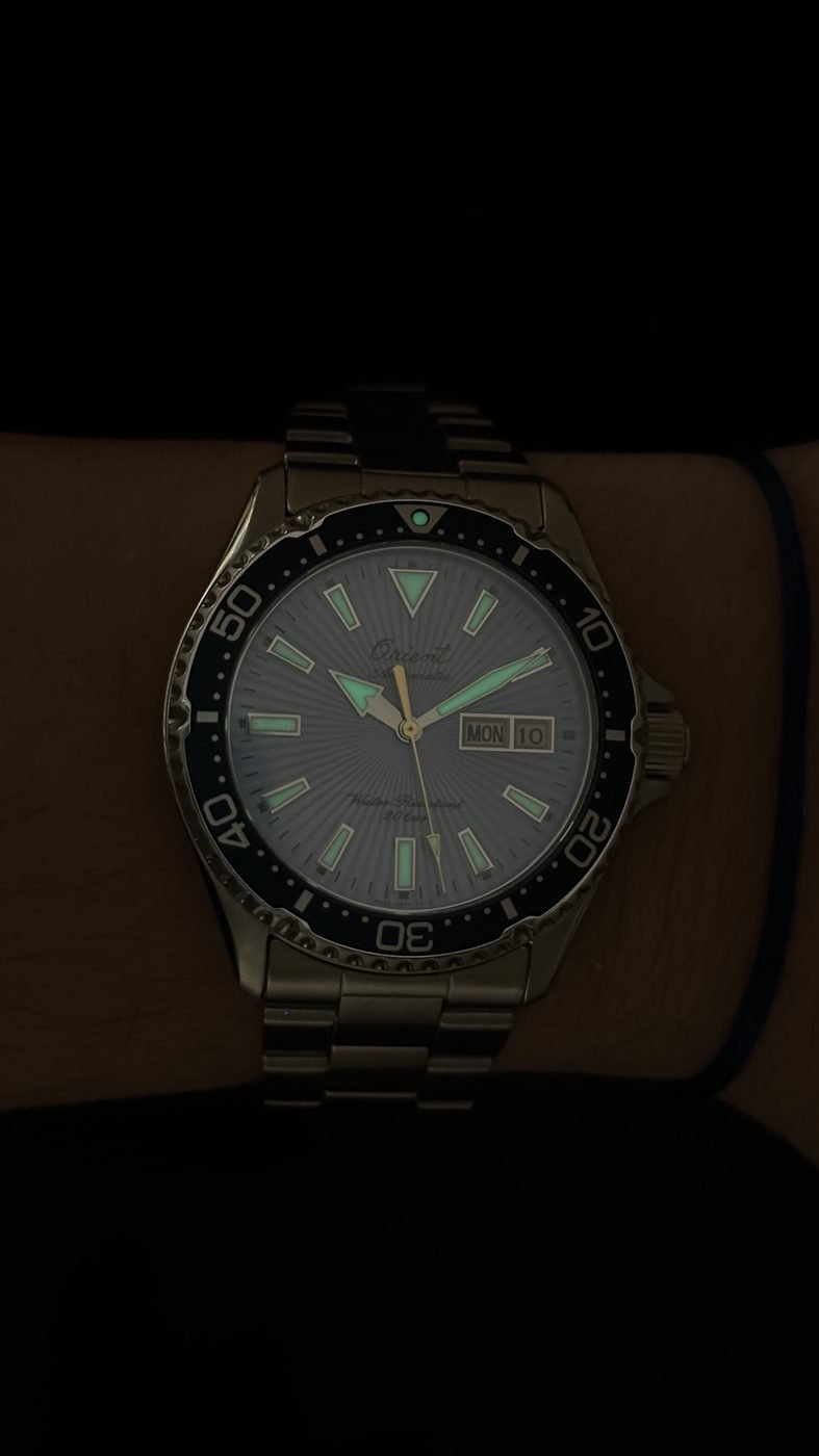 Orient Mako 75th Anniversary Automático Diver Azul Safira 200m — Edição Limitada