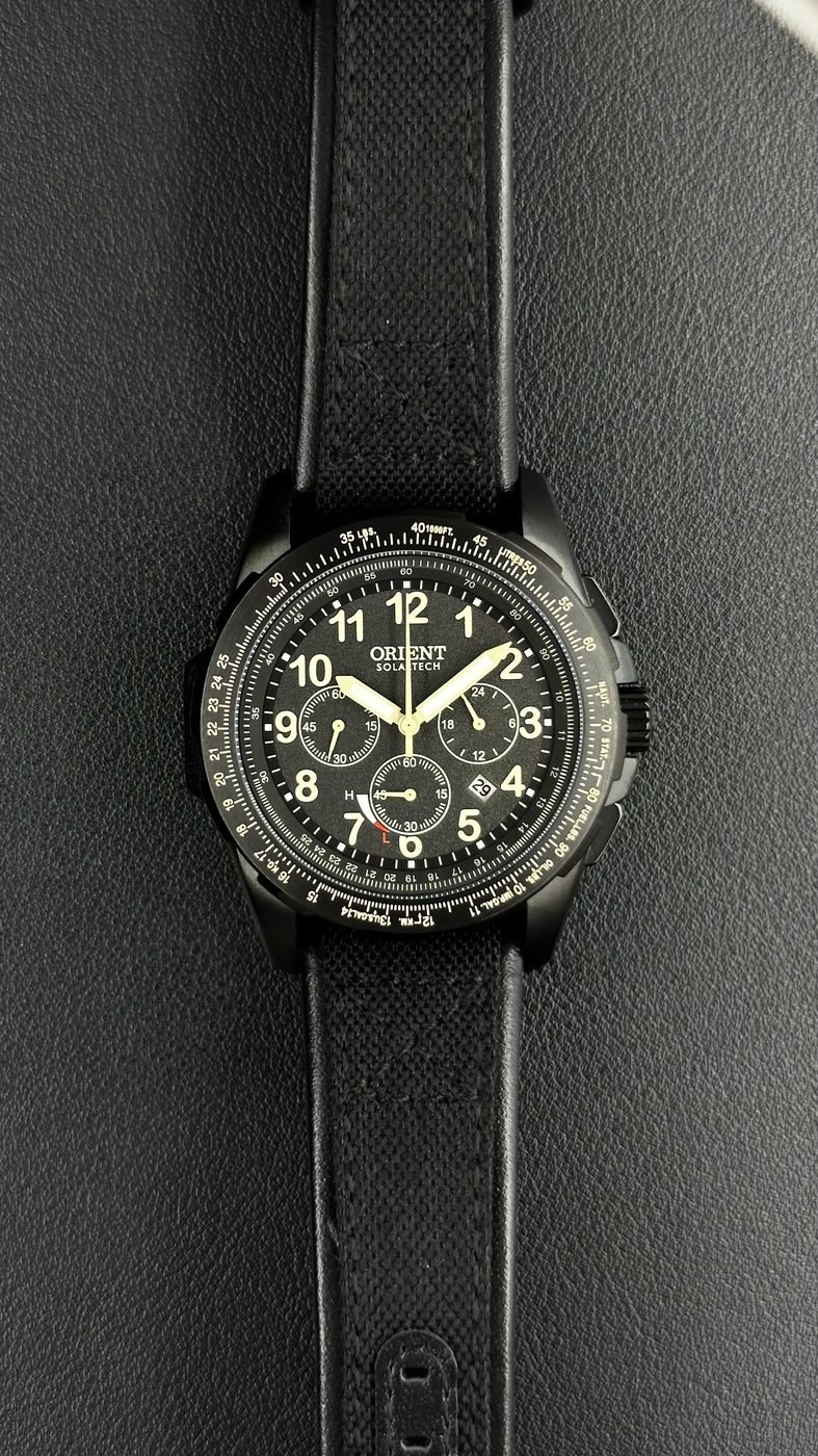 Orient Solartech Elite Air Solar All Black
