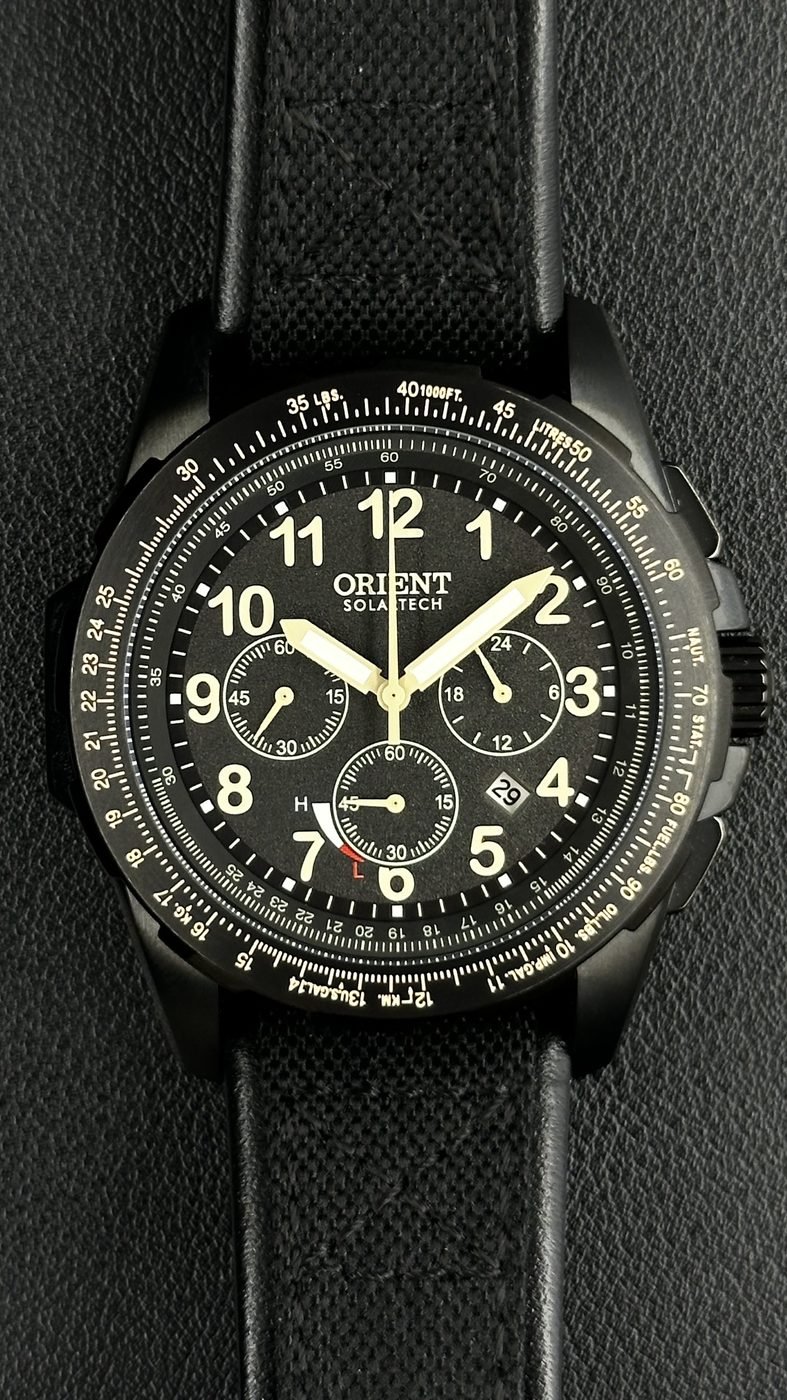 Orient Solartech Elite Air Solar All Black
