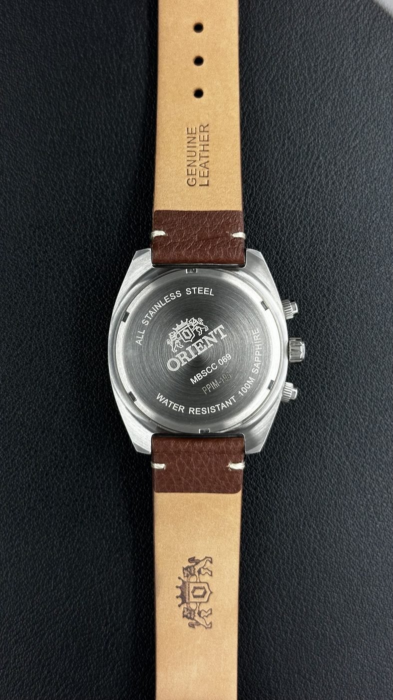 Orient Solartech Elite Air Solar Verde Couro