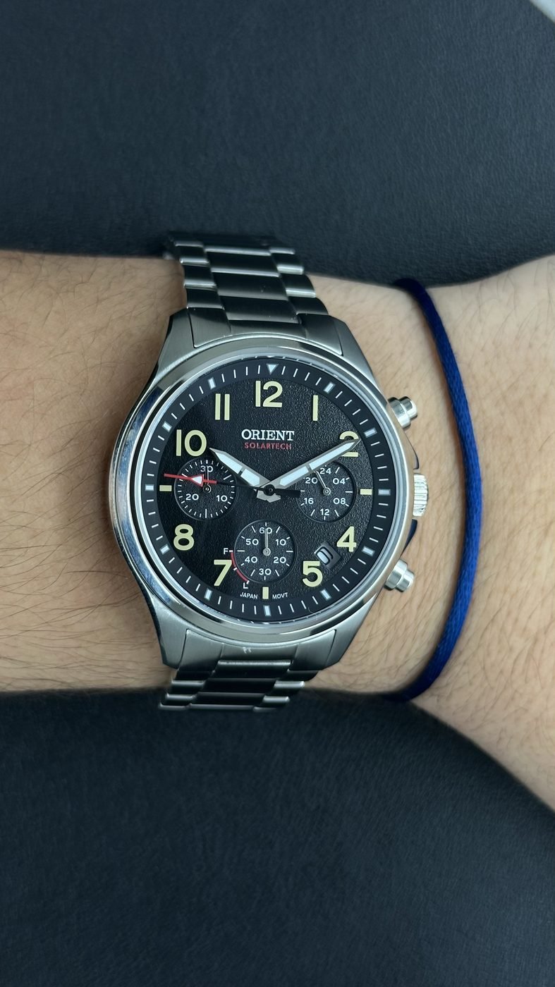 Orient Solartech Elite Land Solar Preto