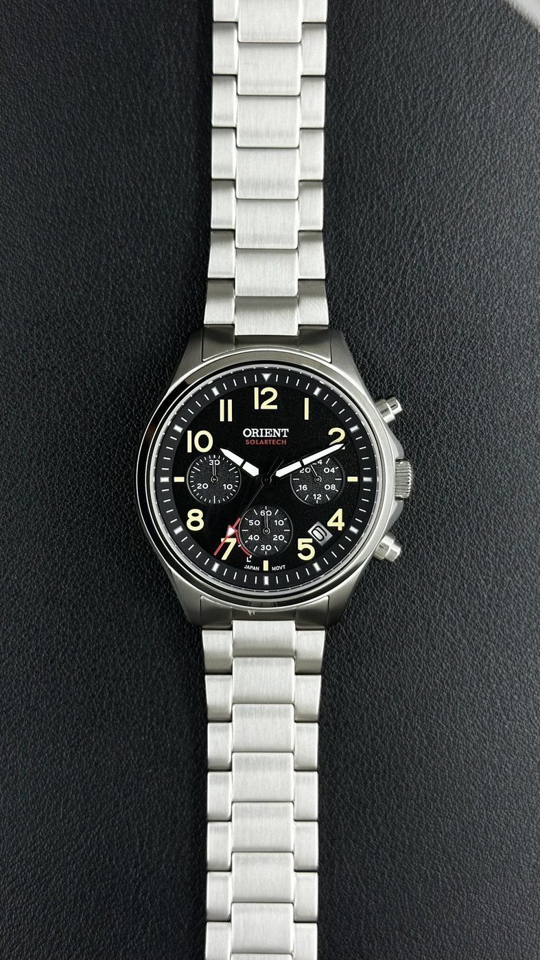 Orient Solartech Elite Land Solar Preto