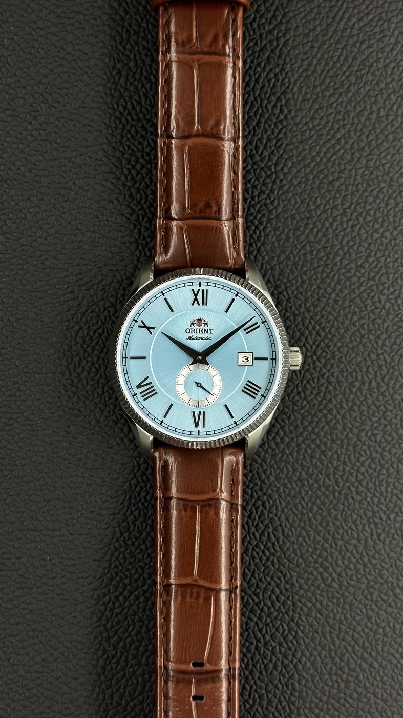 Orient Special Calibers Automático Azul Couro