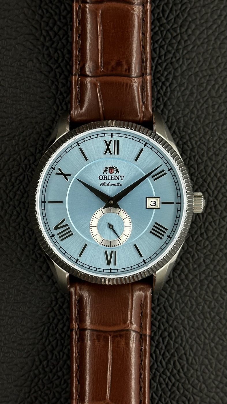 Orient Special Calibers Automático Azul Couro
