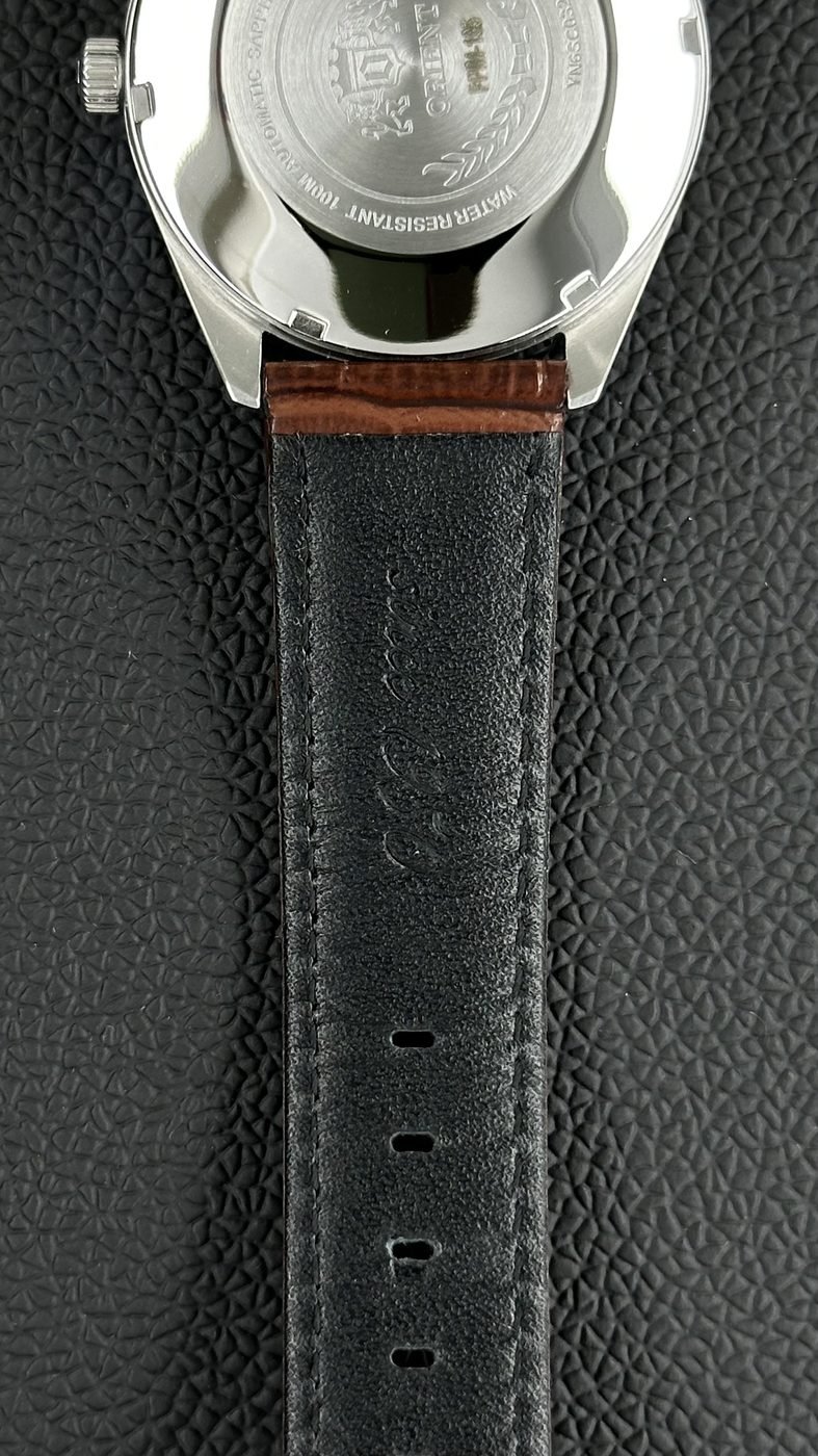 Orient Special Calibers Automático Azul Couro
