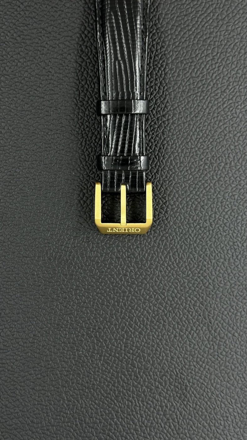Orient Special Calibers Automático Dourado e Branco Couro