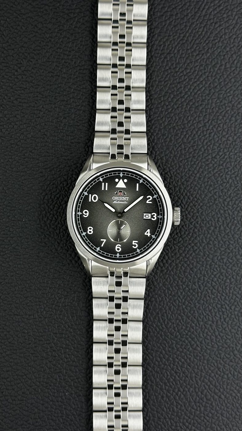 Orient Special Calibers Pilot Automático Cinza / Preto