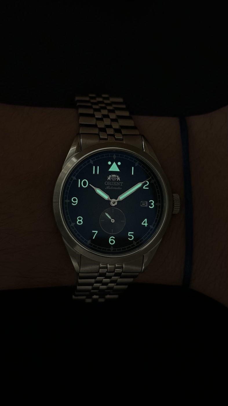 Orient Special Calibers Pilot Automático Cinza / Preto