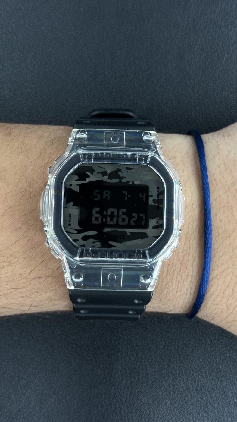 G-Shock DW-5600SKC-1DR Skeleton Edição Especial