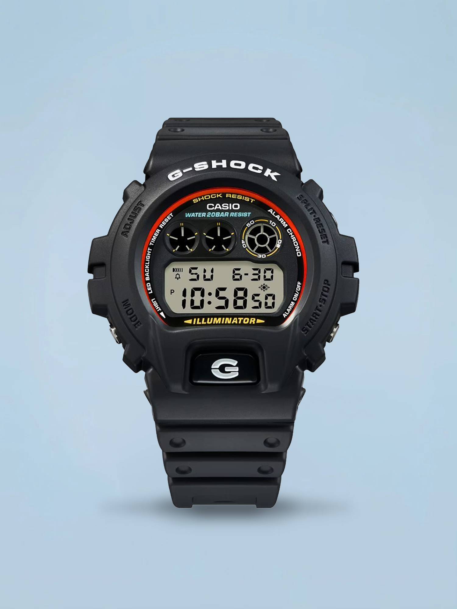 G-Shock DW-6900RL-1DR Triple Graph Retrô