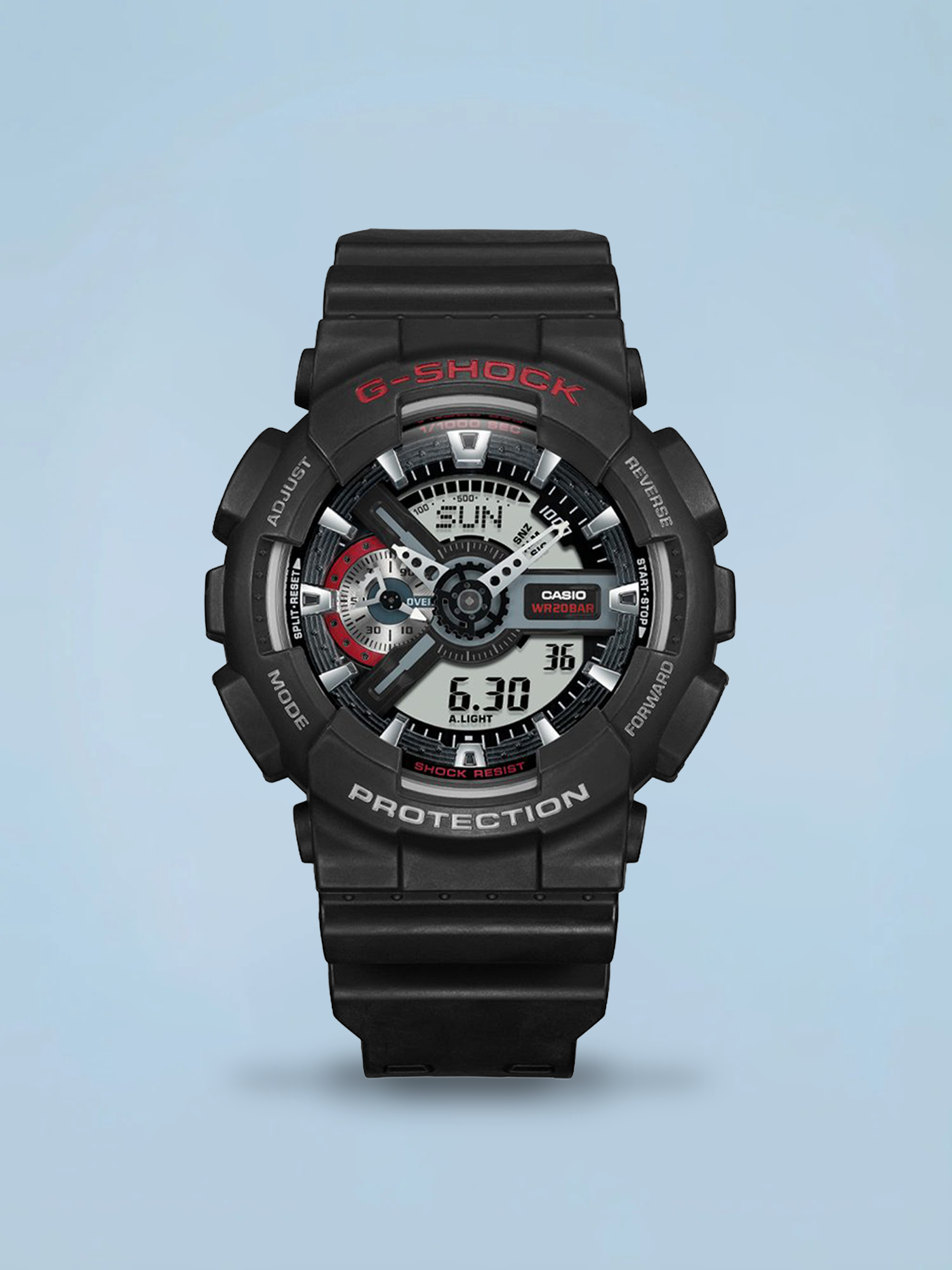 G-Shock GA-110-1ADR Analógico-Digital Preto