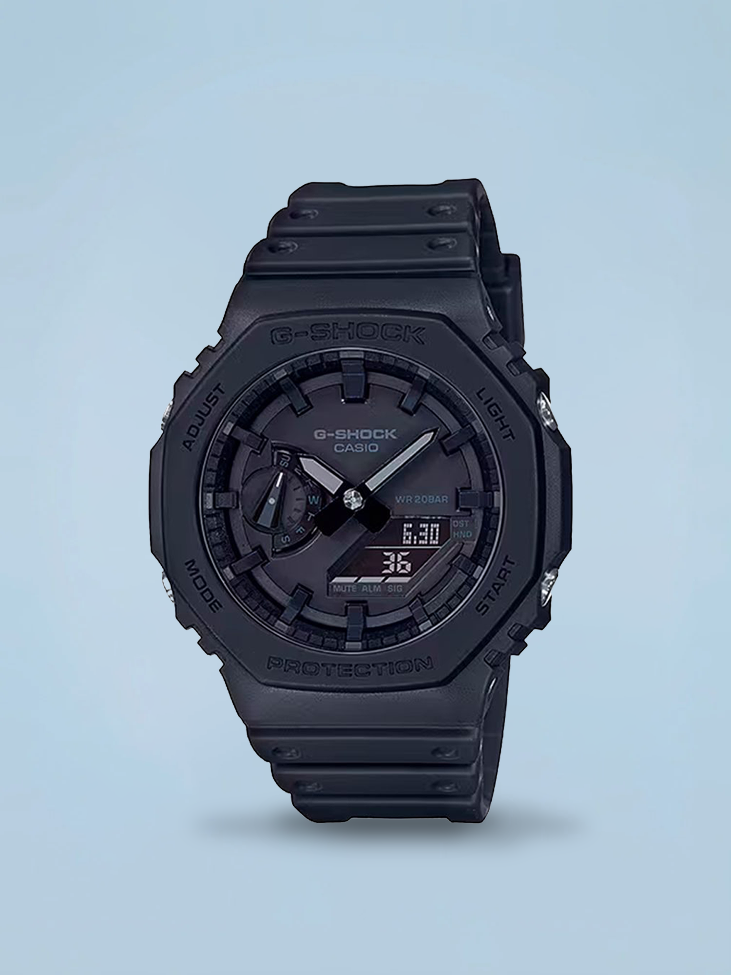 G-Shock GA-2100-1A1DR All Black "CasiOak"