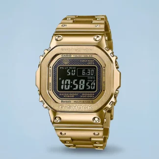 Relógio G-Shock GMW-B5000GD-9 Full Metal Gold Tough Solar Bluetooth