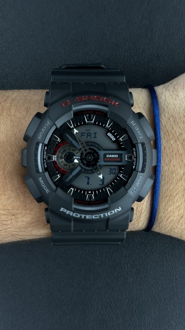 G-Shock GA-110-1ADR Analógico-Digital Preto