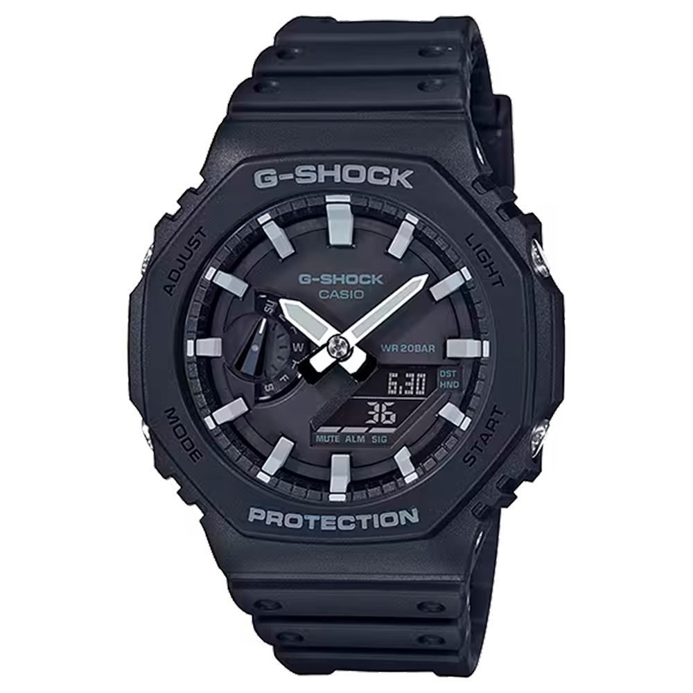 G-Shock GA-2100-1ADR Guard Preto "CasiOak"