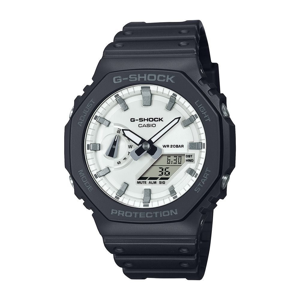 G-Shock GA-2100 Branco "CasiOak"