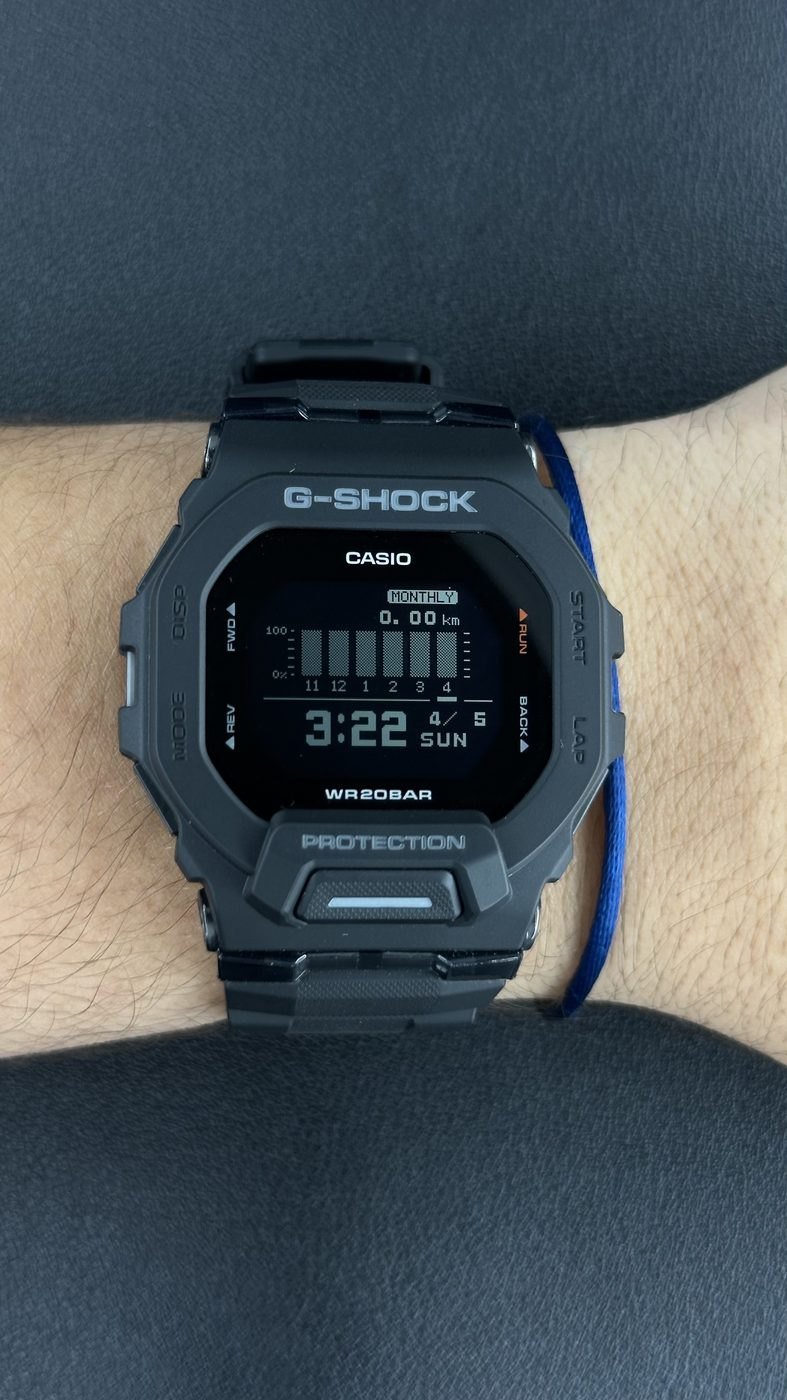 G-Shock G-Squad GBD-200 Contador de Passos Bluetooth Preto