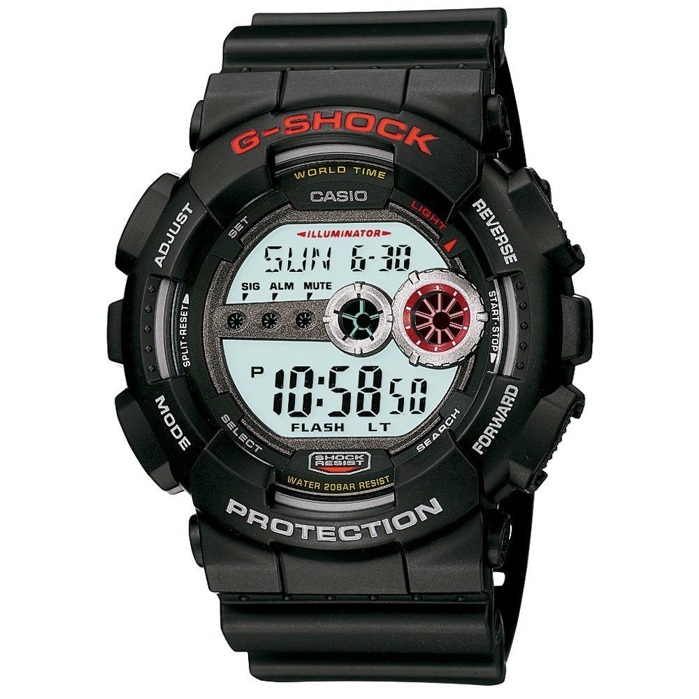 G-Shock GD-100-1ADR Digital Preto
