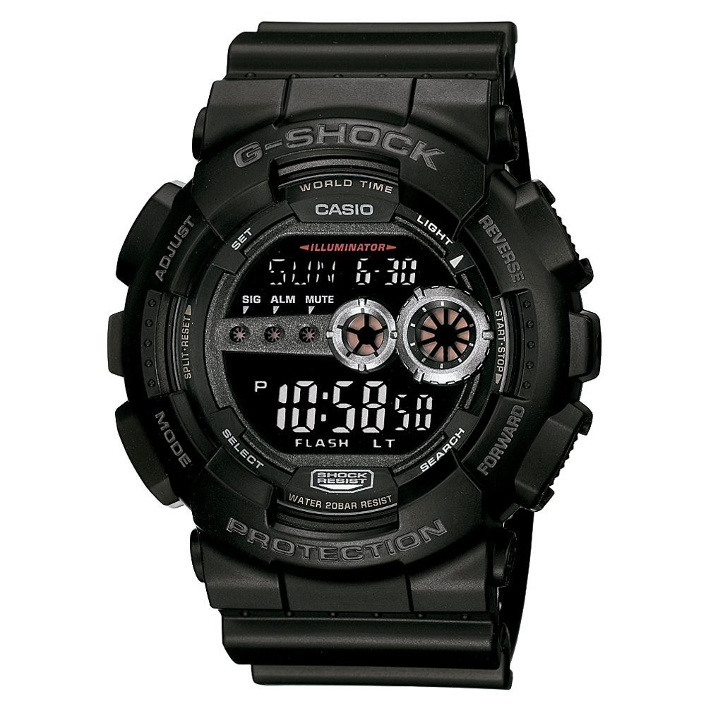 G-Shock GD-100-1BDR Digital All Black