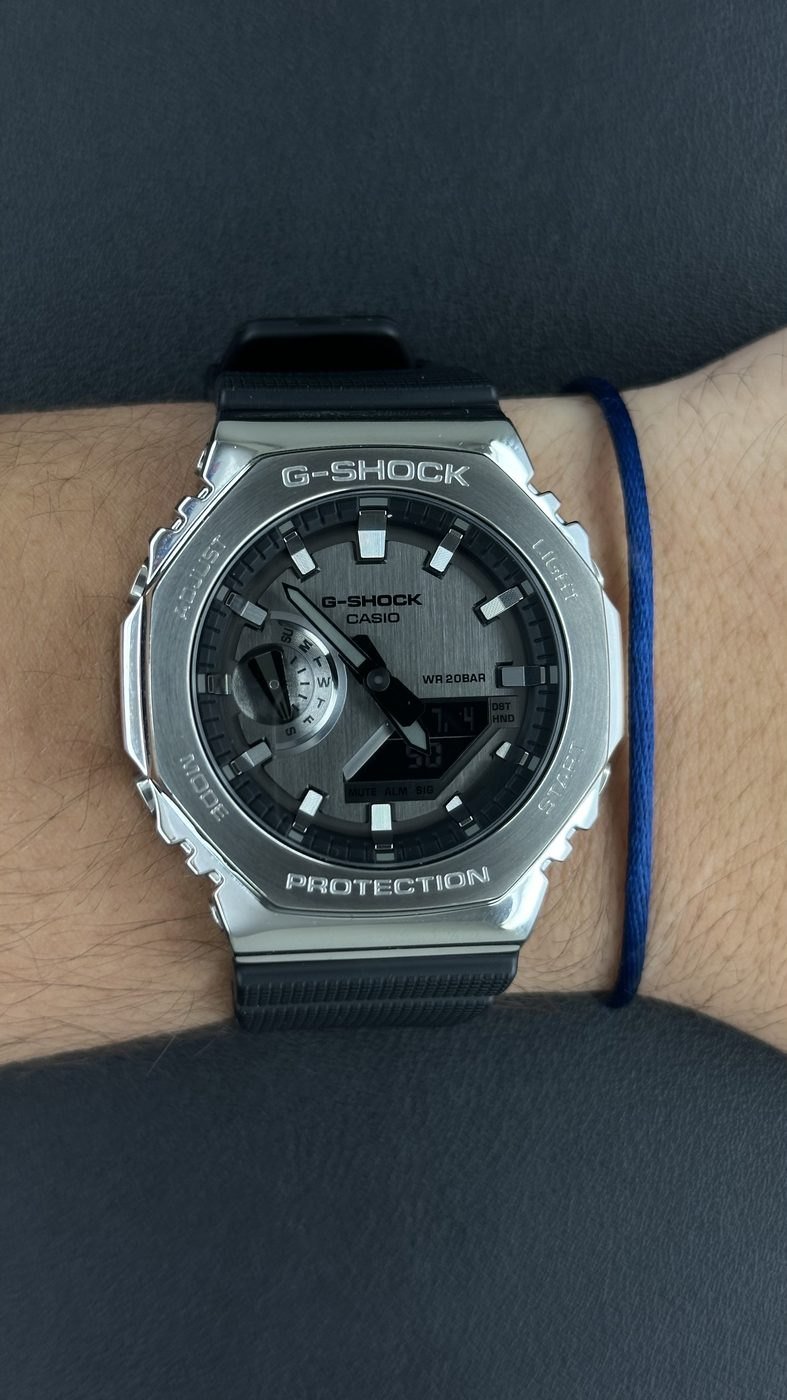 G-Shock G-Steel GM-2100-1ADR Cinza