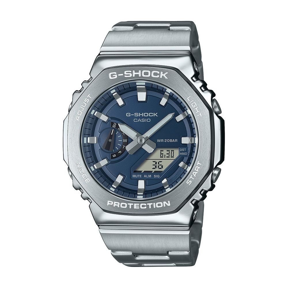 G-Shock G-Steel Aço Analógico-Digital Azul